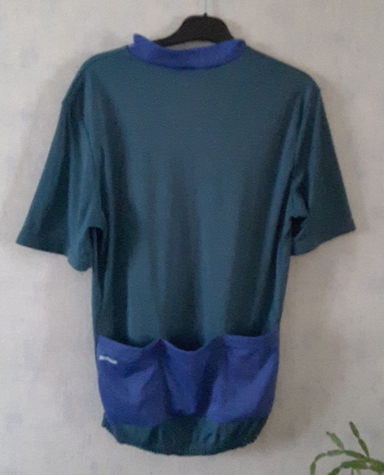 Used Decathlon Maillot Cycliste Bleu Pétrole L bike — image 2 of 5