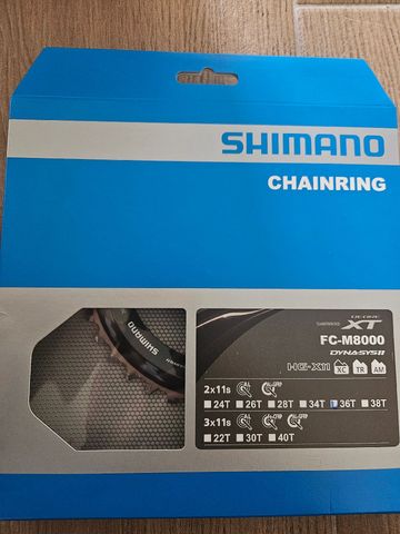 Brugt Shimano FC-M8000 Drivetrain & Pedals