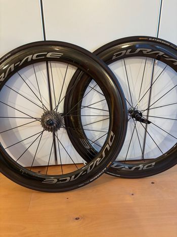 Used Shimano Dura Ace 60 Tubular 2019 Wheels