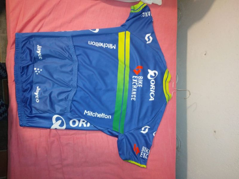 Used ORICA greenadge bellissimo completo MAGLIA + PANTALONCINO EMTRAMBI TAGLIA XXL VERAMENTE BELLI E TENUTI BENE Cycling Clothing