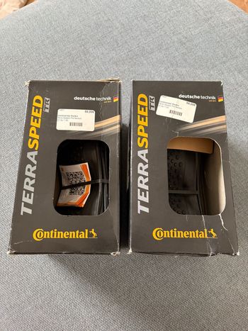 Used Continental 2x Terra Speed ProTection 27,5x 1.50 bike