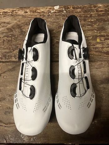 Used TABOLIJ Road Cycling Shoes White Size 42 Cycling Shoes