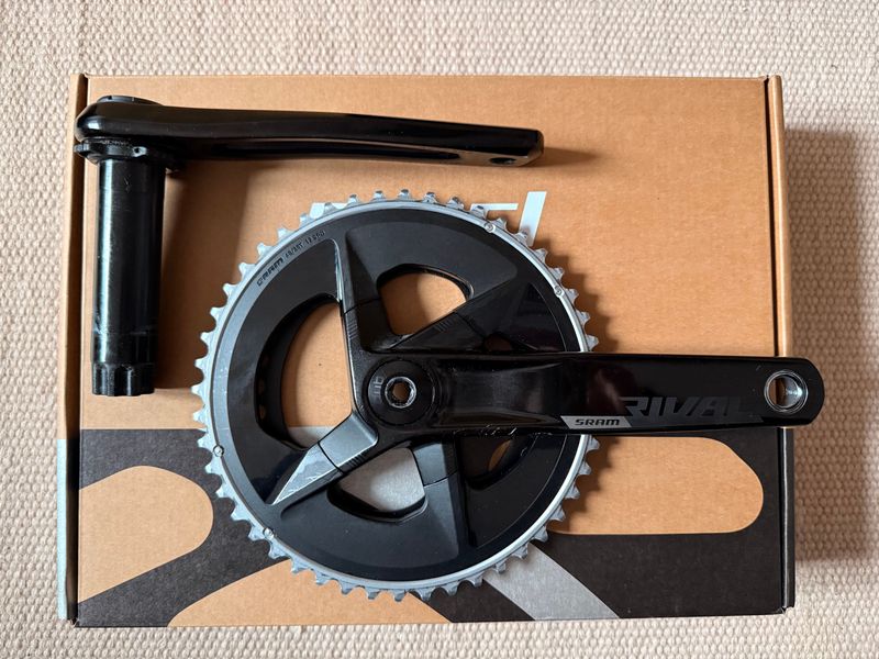 Used Sram Rival DUB AXS Quarq Powermeter Kurbel Road 2-fach 2021 Drivetrain & Pedals
