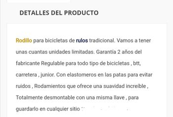 Used rodbik Rodillo de tres rulos con muy poco uso. 2023 bike — image 4 of 4