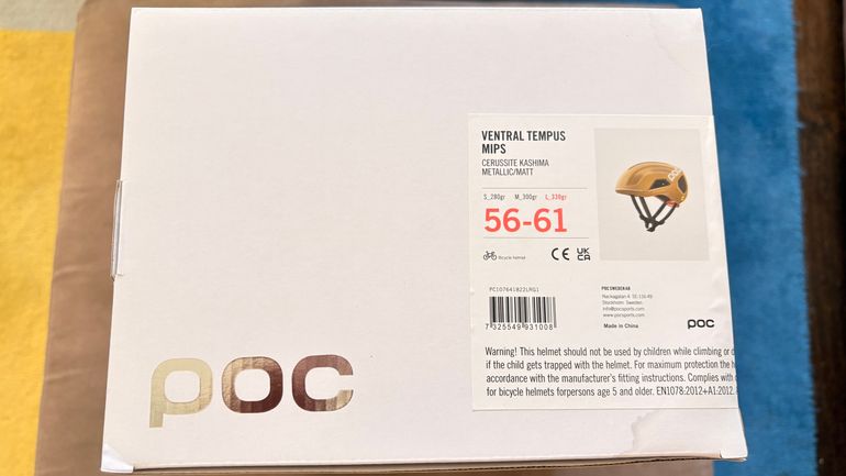 Brugt POC Casque de Vélo ventral tempus MIPS 2024 bike — billede 5 af 6