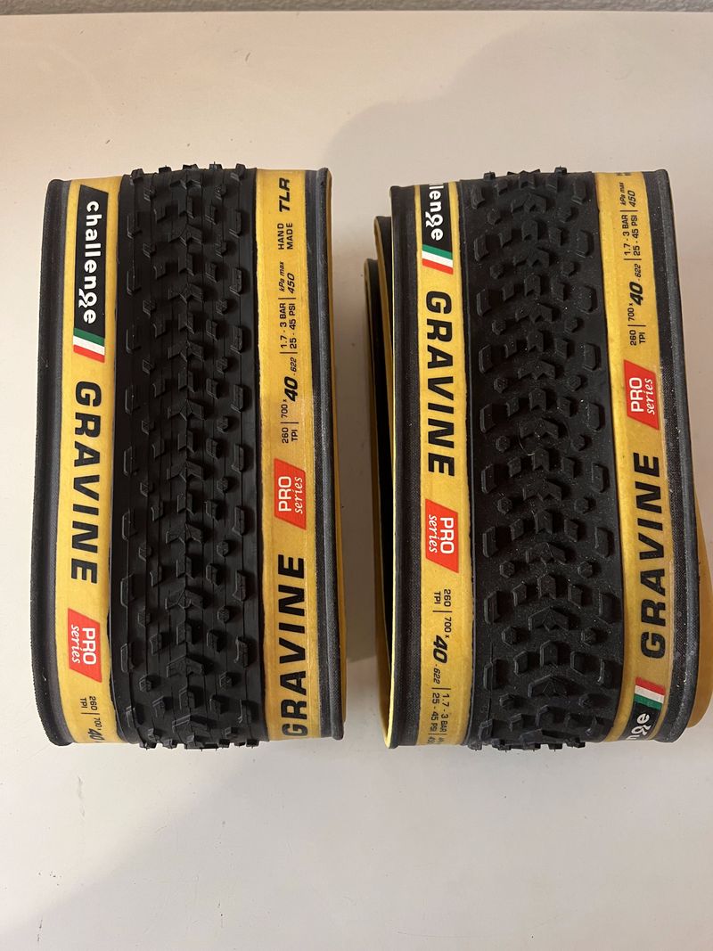 Used Challenge Gravine Pro 40mm Gravel Tire 2025 Tyres & Tubes