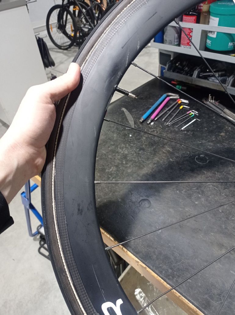 Used Eguator Carbon track wheel  50 2020 bike — image 2 of 4