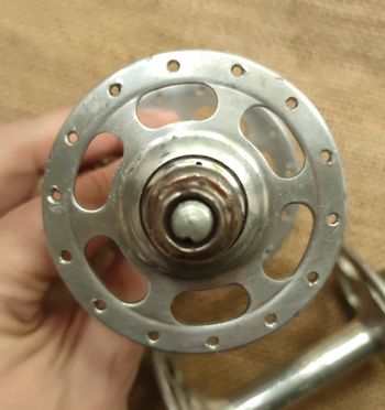 Used Campagnolo Record 1036 Pista Hubset high flange 28h 1975 bike — image 3 of 6