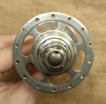 Used Campagnolo Record 1036 Pista Hubset high flange 28h 1975 bike — image 5 of 6