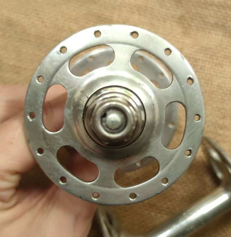 Used Campagnolo Record 1036 Pista Hubset high flange 28h 1975 bike — image 4 of 6