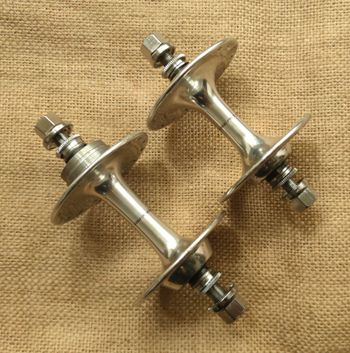Sr Suntour, Suntour Superbe Pro NJS Pista Rear & Front Hub Set 32 Hole Track Fixed Gear Bike