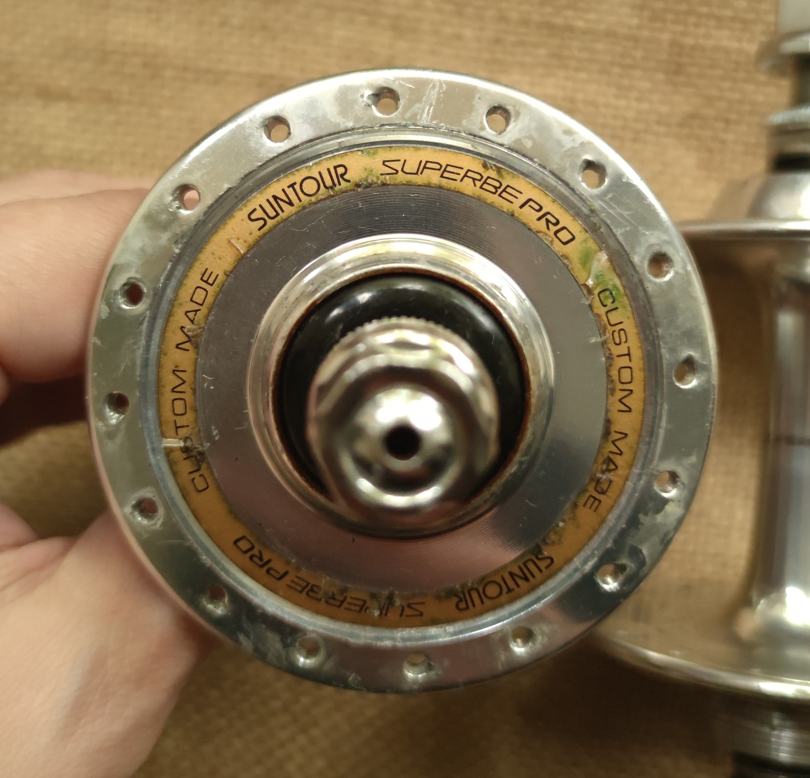 Sr Suntour Suntour Superbe Pro NJS Pista Rear & Front Hub Set 32