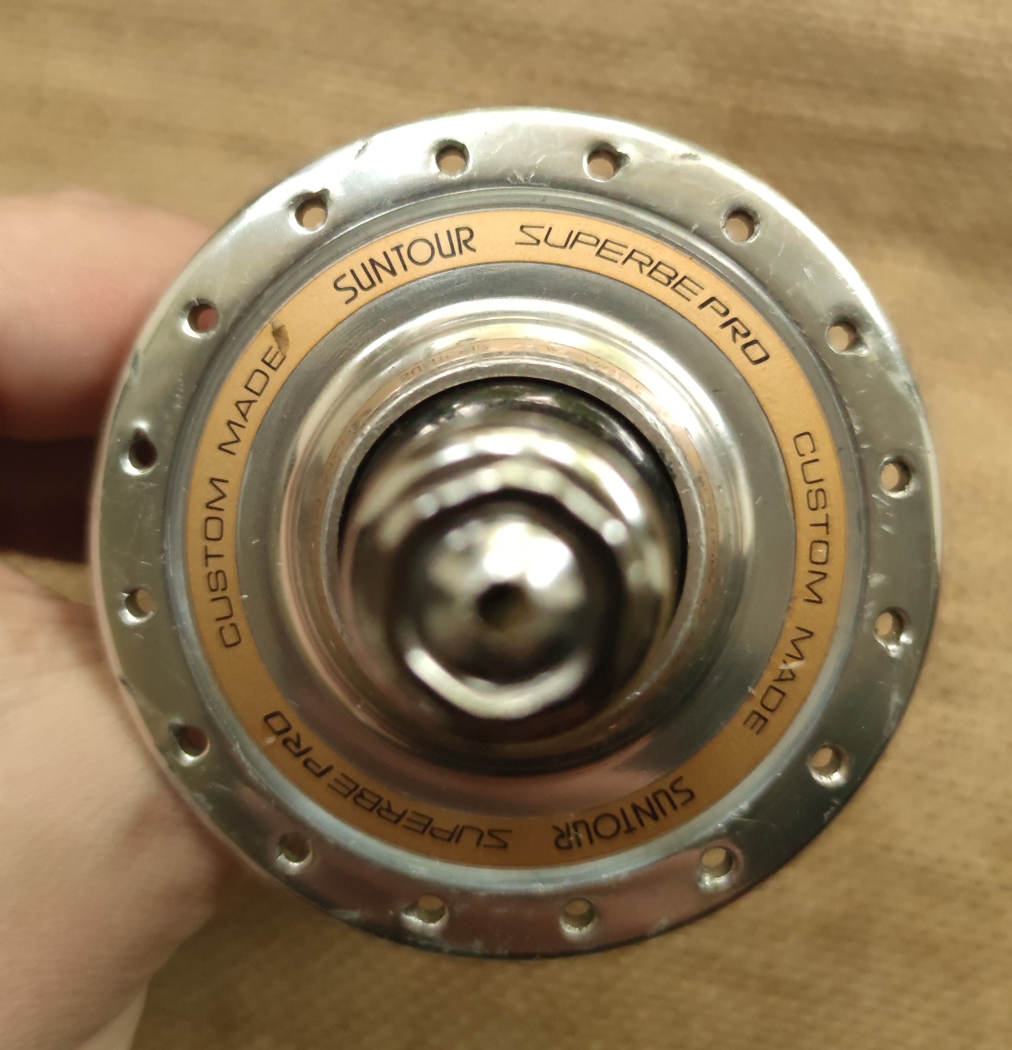 Sr Suntour Suntour Superbe Pro NJS Pista Rear & Front Hub Set 32