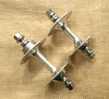 Sr Suntour, Suntour Superbe Pro NJS Pista Rear & Front Hub Set 32 Hole Track Fixed Gear Bike