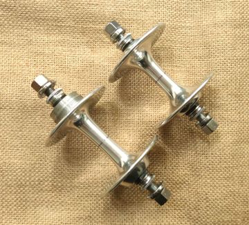 Brugt Sr Suntour Suntour Superbe Pro NJS Pista Rear & Front Hub Set 32 Hole Track Fixed Gear Bike 1987 Wheels