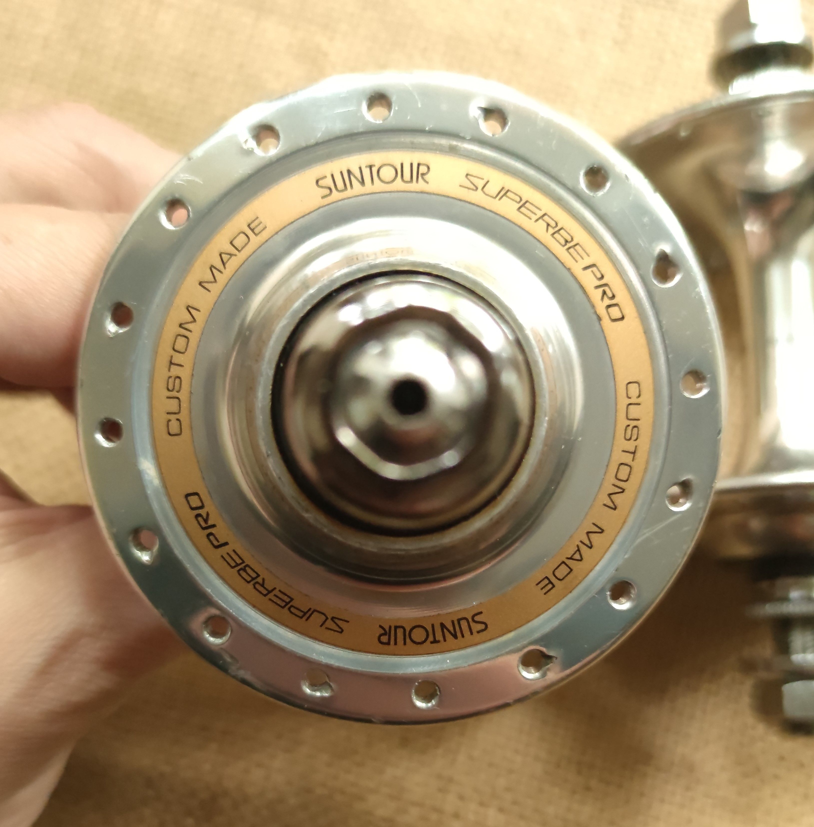 Sr Suntour Suntour Superbe Pro NJS Pista Rear & Front Hub Set 32