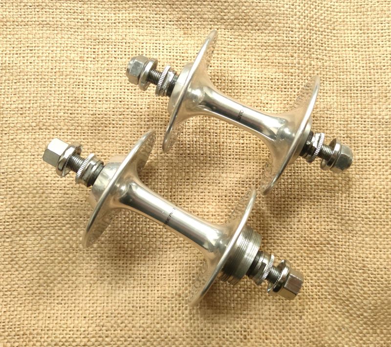 Sr Suntour Suntour Superbe Pro NJS Pista Rear & Front Hub Set 32 Hole Track Fixed Gear Bike Wheels d'occasion