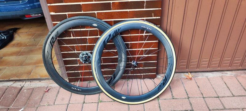 fir-ruote cerchi in carbonio Fir 50mm per tubolari 2017 Wheels de segunda mano