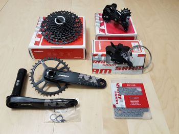 Sram, NX 1x11 DUB 175 MM 11-42 Boost or Non Boost 32 or 34T