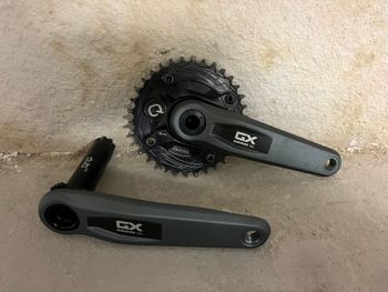 Used Sram Quarq powermeter-  GX boost wide crankset 2024 bike — image 4 of 5