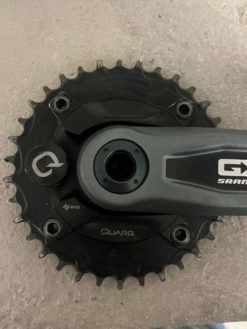 Used Sram Quarq powermeter-  GX boost wide crankset 2024 bike — image 3 of 5