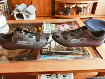 Used Sidi Sixty Antracita/vino US 8.5 2023 Cycling Shoes