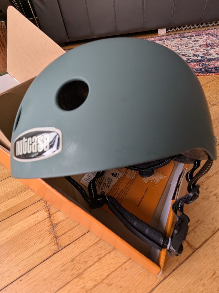 Used Nutcase Street Helmet British Green Matte 2023 bike — image 4 of 5