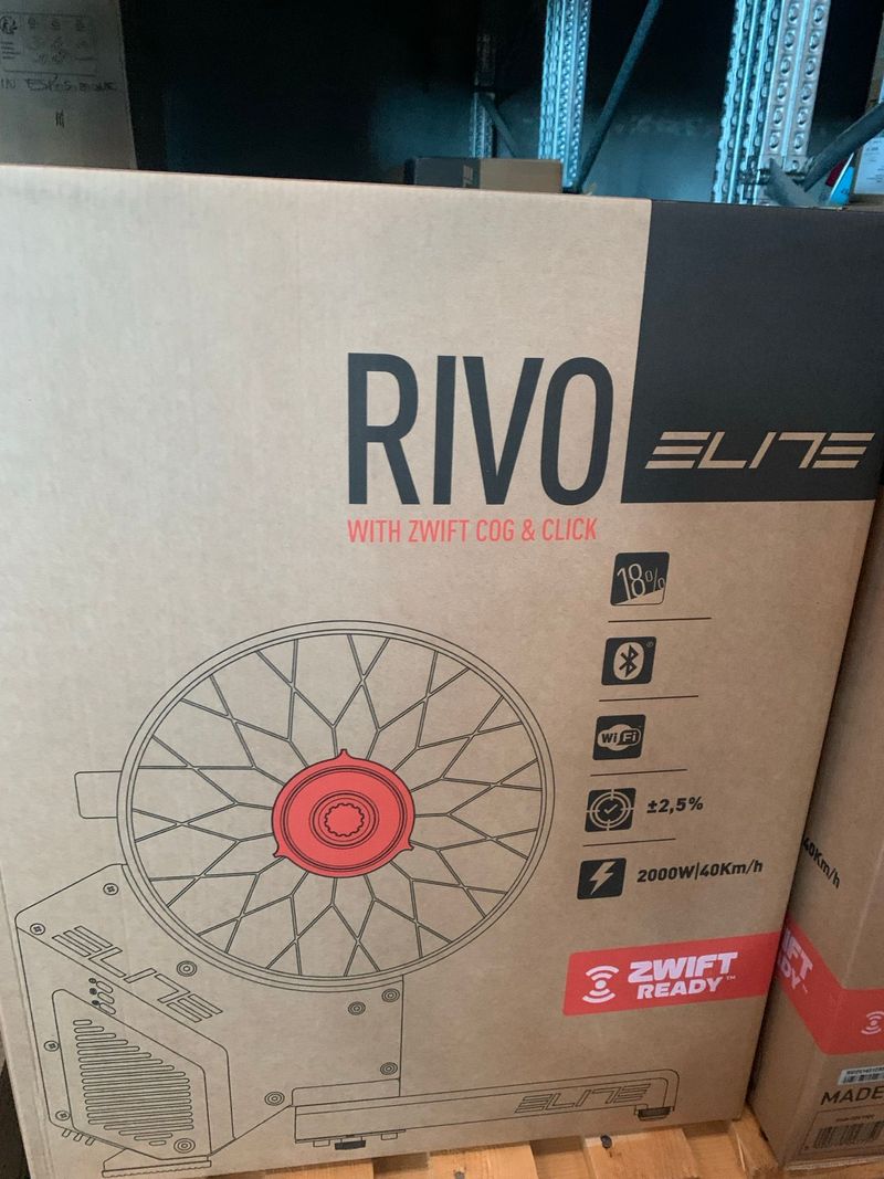 Elite Rullo Élite Rivo with Zwift cog 2025 Cycling Accessories usato