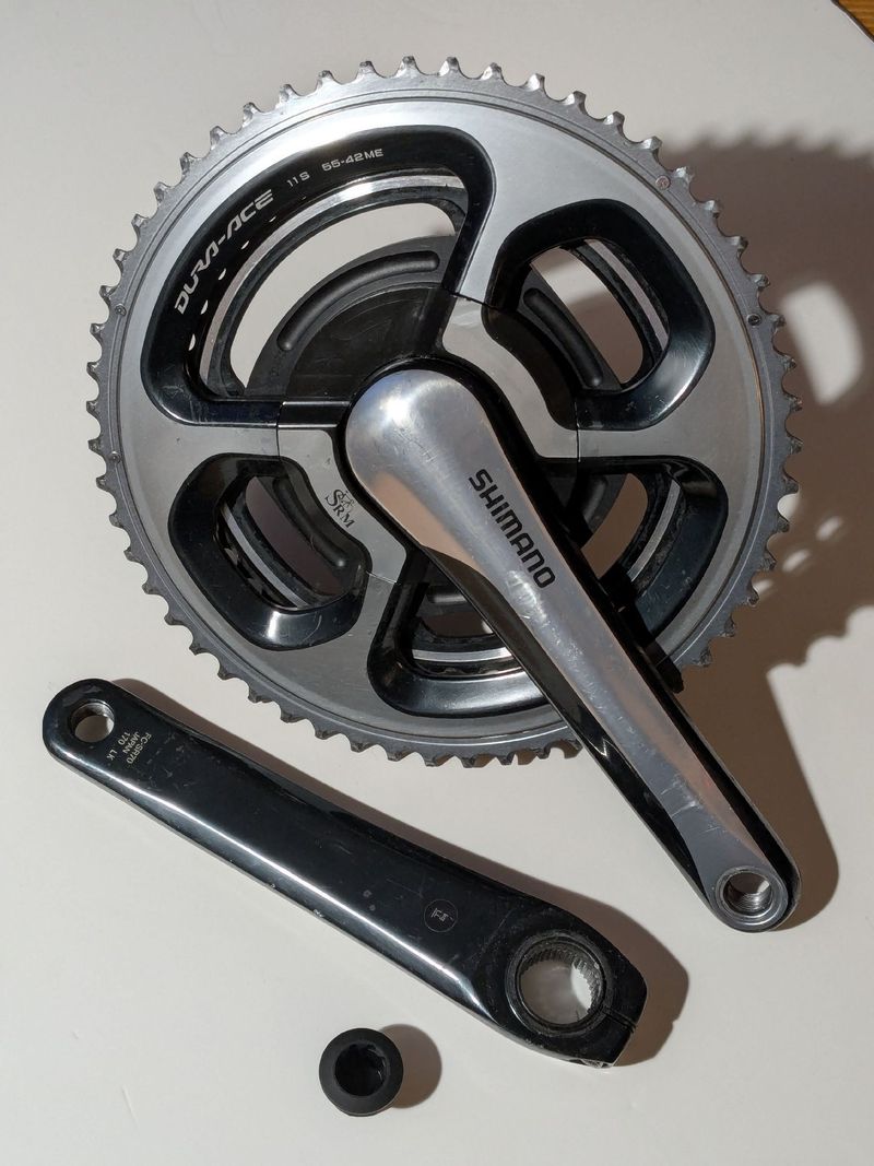 Used SRM PM7 Dura-Ace 9000 55-42 170mm 2017 Drivetrain & Pedals