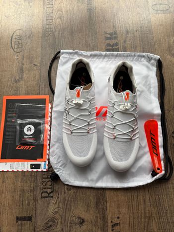 Käytetty DMT Pogis Rennradschuhe White Size 47 2025 Cycling Shoes