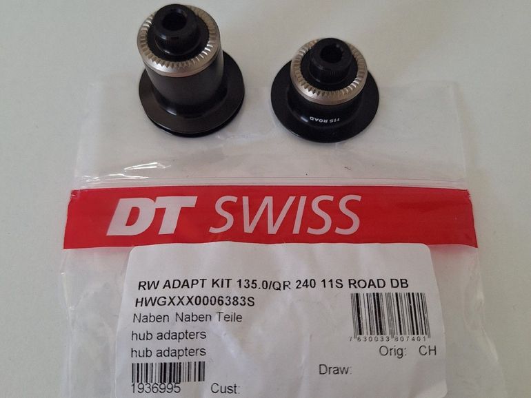 Used Dt Swiss DT Swiss 5 x 135 mm HWGXXX0006383S Adapter 2022 bike — image 2 of 2