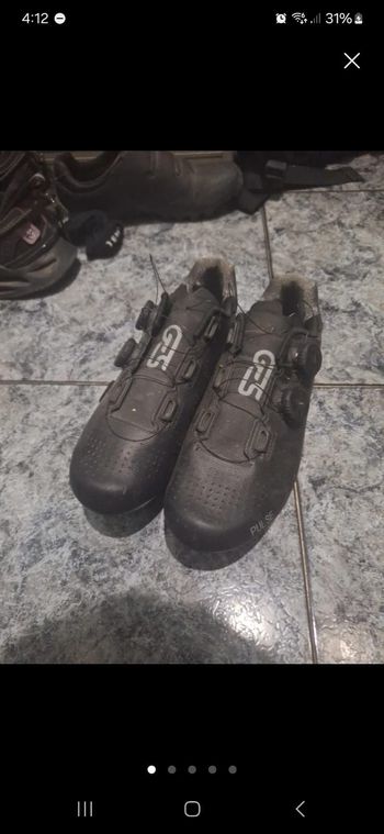 Gebrauchtes GES Pulse Road Cycling Shoes Size 43 2024 Cycling Shoes