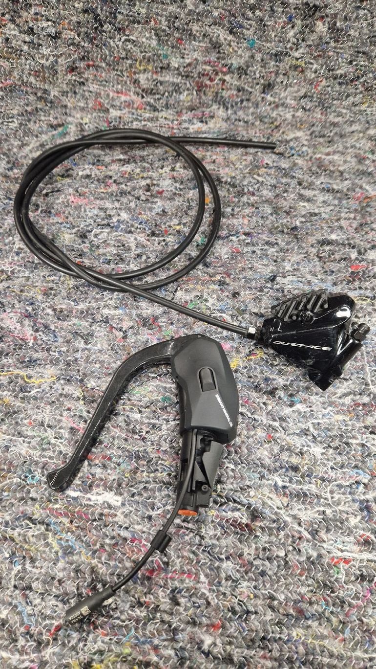 Used Shimano Dura-Ace TT shifter (R) + caliper (rear) 2024 bike — image 2 of 2