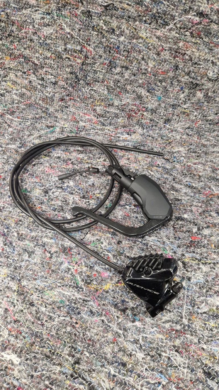 Used Shimano Dura-Ace TT shifter (R) + caliper (rear) 2024 bike — image 1 of 2