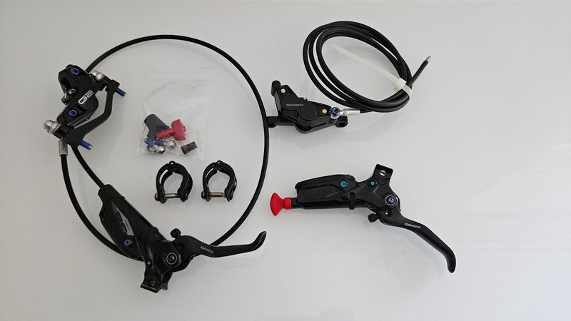 Used Sram G2 Ultimate Rainbow Carbon Disc Brake Brakes