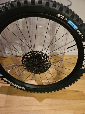 Used Mavic 27.5" Aluminum Rim with Tire and Cassette Wheels