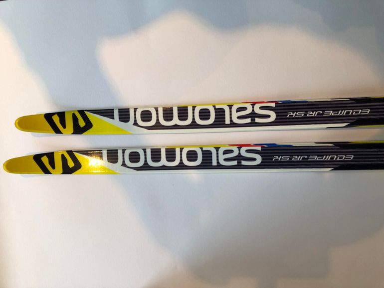 Used Salomon Salomon Equipe Junior Skate Skis 156cm SNS Profil bike — image 1 of 4