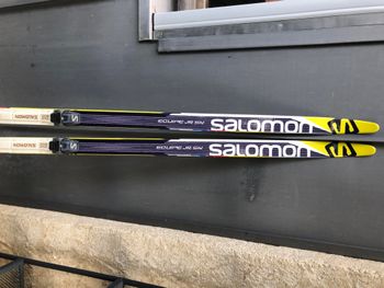 Used Salomon Salomon Equipe Junior Skate Skis 156cm SNS Profil bike — image 3 of 4