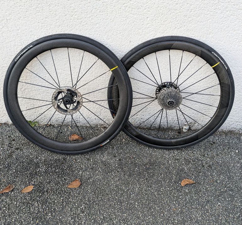 Brugt Mavic 45 SL/SLR Carbon Wheels bike — billede 1 af 5