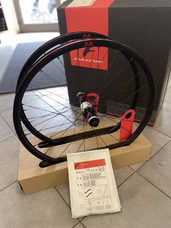 Brugt Fulcrum Rapid Red 5 DB 650B Wheelset Wheels