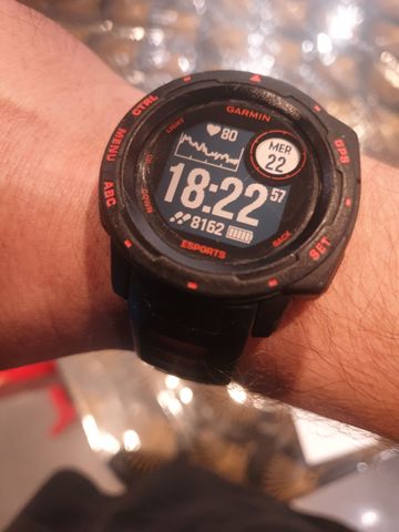Used Garmin Instinct Esports Edition GPS Smartwatch Electronics