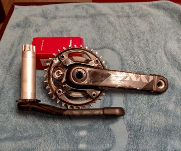 Tweedehands Sram powermeter XX1 Eagle dub boost 172, 5 2023 Drivetrain & Pedals