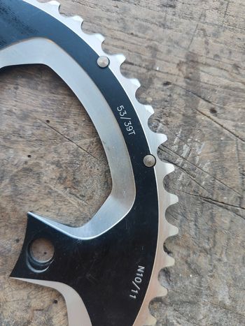 Used Fsa plateau  53T, 5 branches empattement 110BCD 2018 bike — image 2 of 5