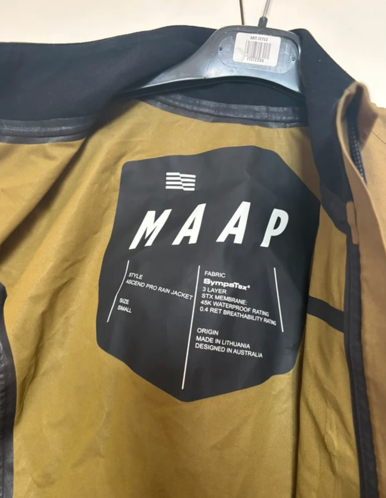 Brugt MAAP Ascend Pro Rain Jacket 2025 bike — billede 5 af 5