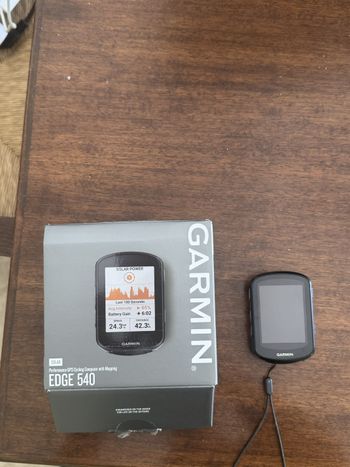 Used Garmin Edge 540 Solar GPS Cycling Computer 2024 Cycling Accessories