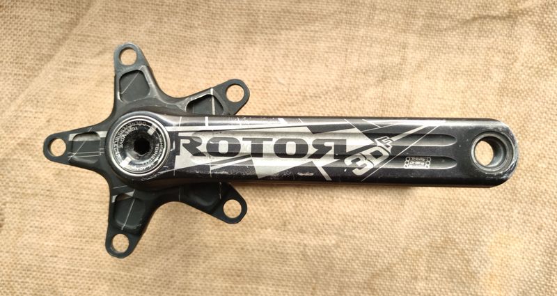Gebrauchtes Rotor 3DF Double Compact Crankset 110BCD 172.5mm Drivetrain & Pedals