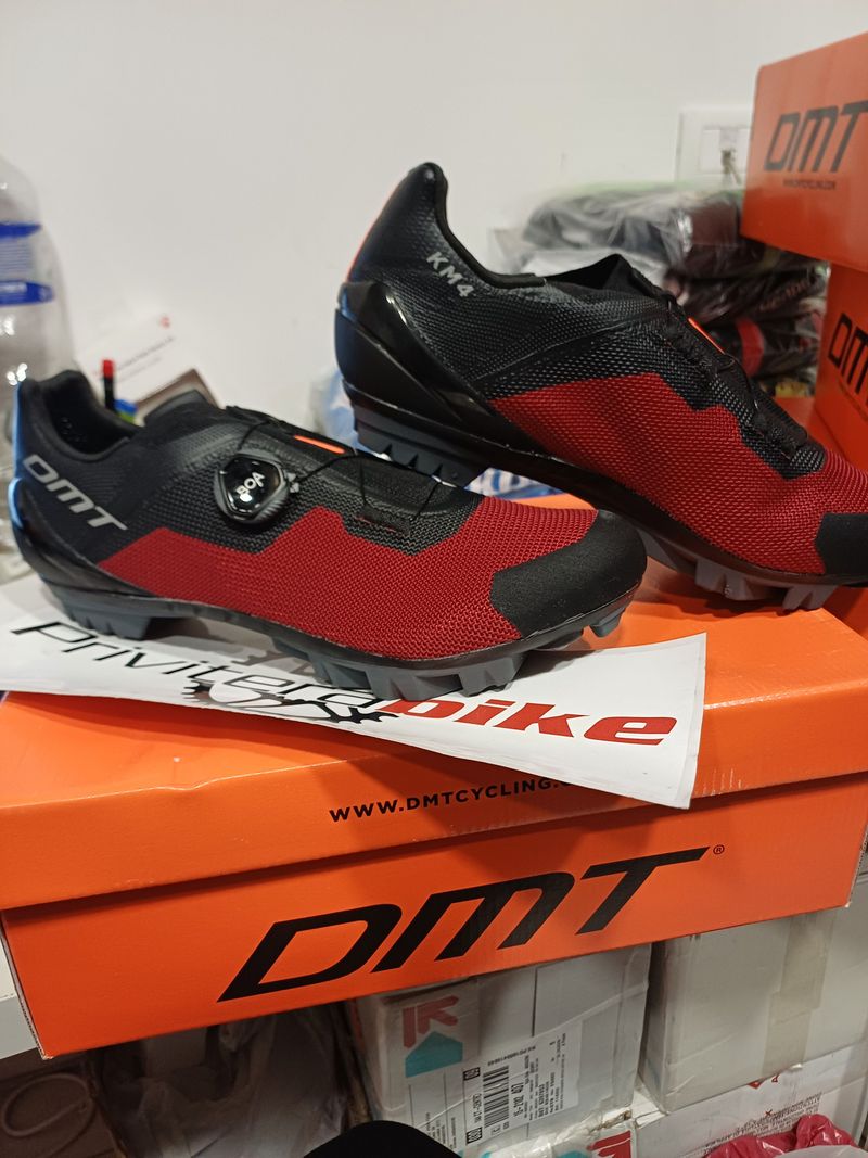 Used Dmt SCARPE MTB KM4 red 46 - M001021KM4-A-R1-0023-46 2024 Cycling Shoes