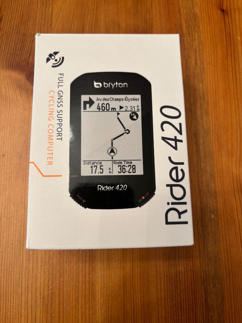 Brugt Bryton Rider 420 Cycling Computer 2020 bike — billede 1 af 5