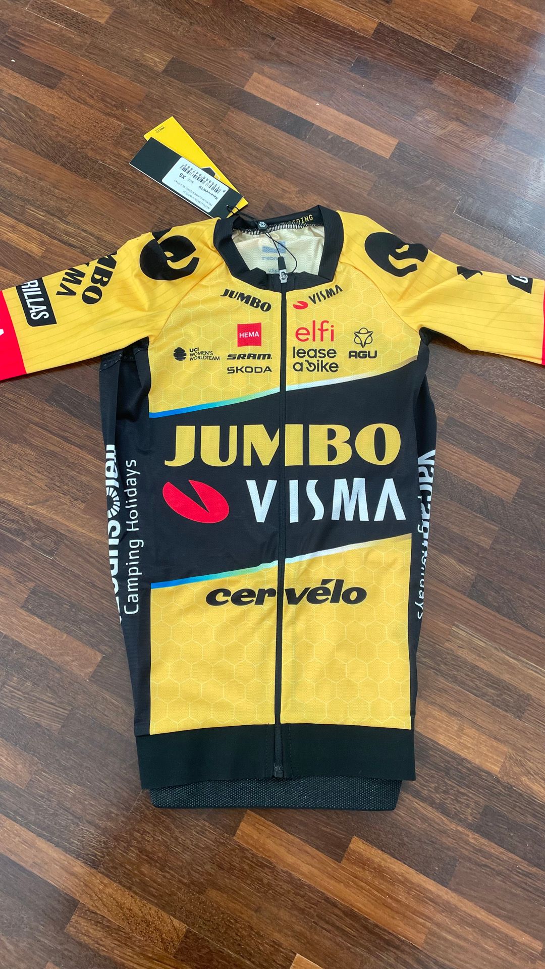 JUMBO VISMA AGU Trilogy 2023 メンズ ジャージ L JUMBO VISMA AGU Trilogy 2023 メンズジャージ XXL Gilet a vento Team
