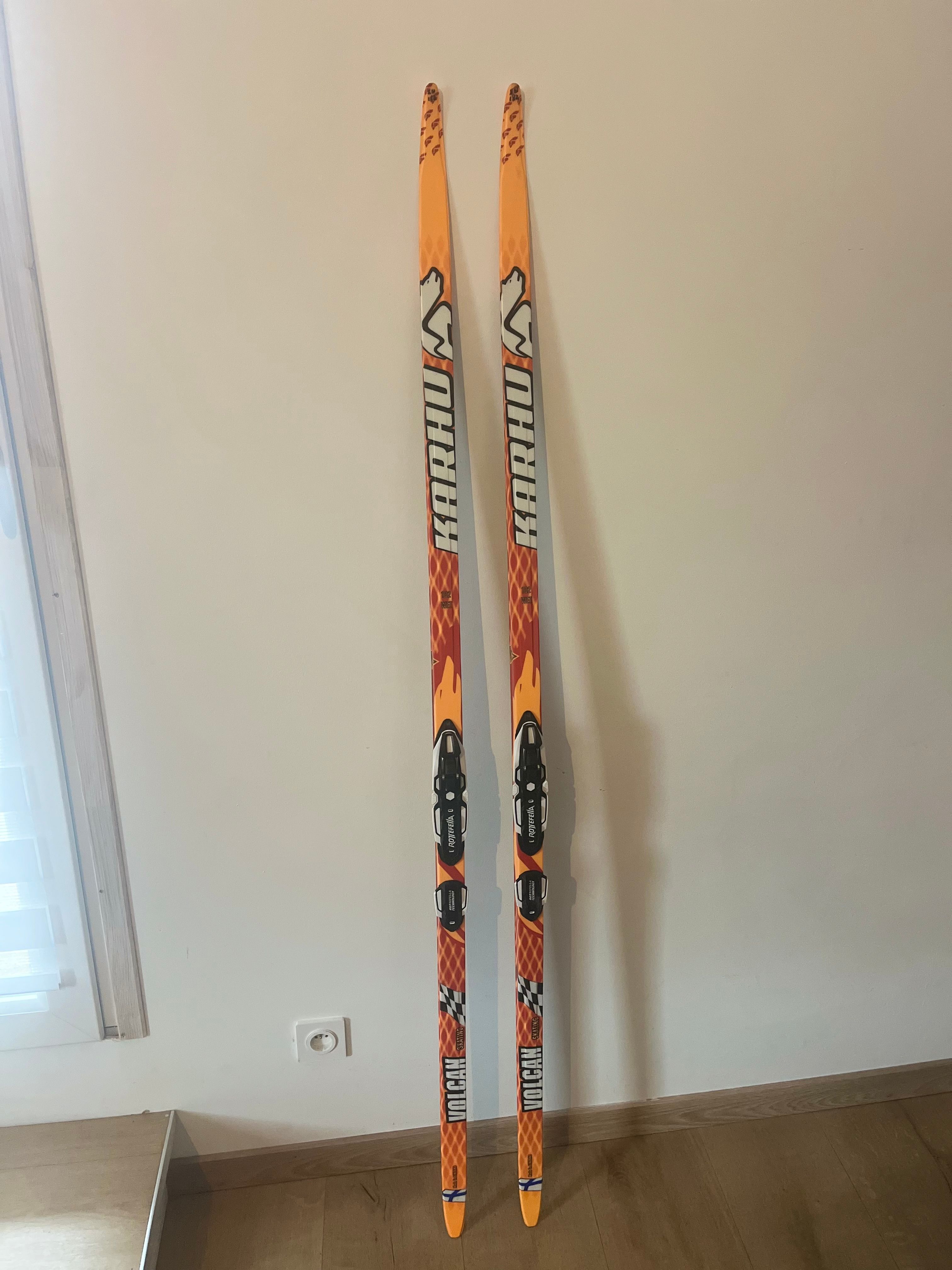 希少　入手困難　KARHU VOLCAN SKATING WET 175cm karhu Volcan Skate Crosscountry Skis 182cm